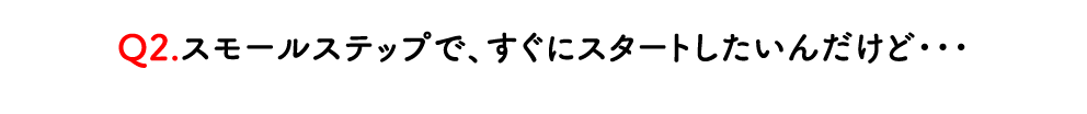 小規模な通販（EC)支援も1日で稼働可能